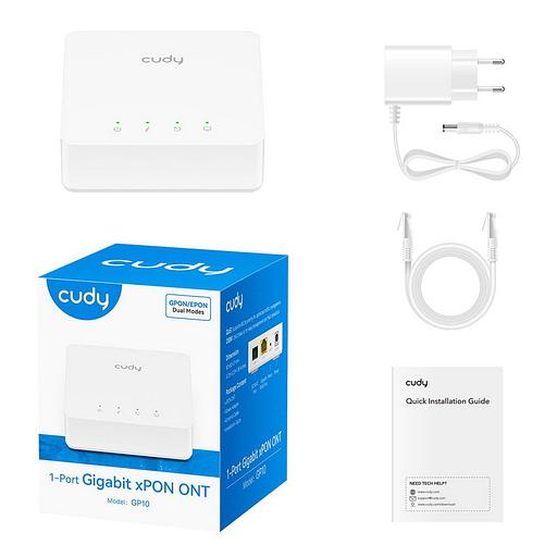 CUDY PON-терминал GP10 1-Port Gigabit XPON ONT, 1 x PON, 1 x 10/100/1000Mbps LAN Port, CWMP, OMCI 1-Port Gigabit XPON ONT, 1 x PON, 1 x 10/100/1000Mbps LAN Port, CWMP, OMCI фото 4