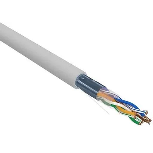 Rexant (02-0025-R) Кабель витая пара F/UTP, CAT 5e, PVC, 4x2x0,52 мм, 24AWG, INDOOR, SOLID, серый, 305м, РФ фото 1