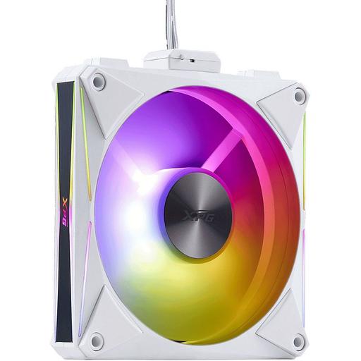 Комплект вентиляторов 4шт XPG HURRICANE MAG 120 ARGB PWM ( прямой и реверсный режим) white RET фото 4