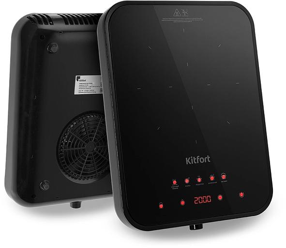 Плита Инфракрасная Kitfort КТ-141 черный стеклокерамика (настольная) фото 6