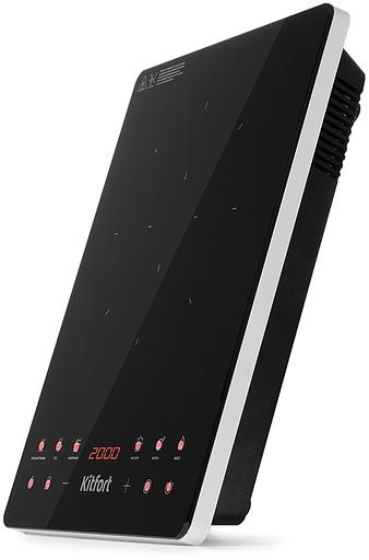 Плита Инфракрасная Kitfort КТ-140 черный/серебристый стеклокерамика (настольная) фото 8