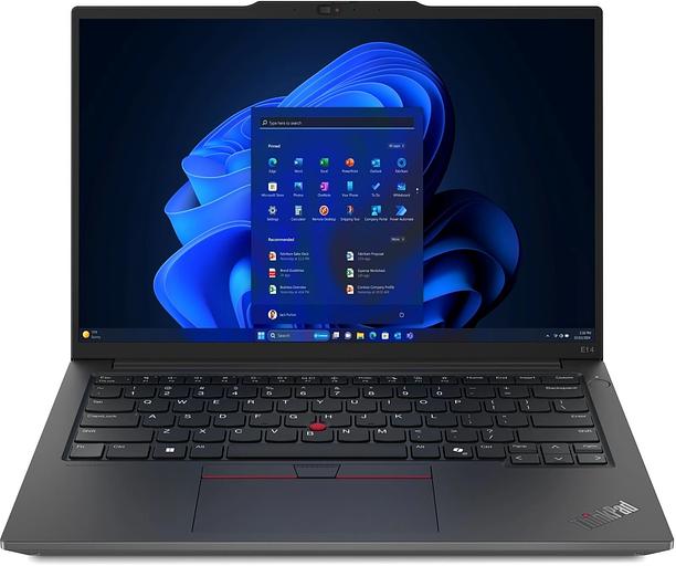 Ноутбук Lenovo ThinkPad E14 G6 Ryzen 7 7735HS 16Gb SSD512Gb AMD Radeon 680M 14" IPS WUXGA (1920x1200)/ENGKBD Windows 11 Pro black WiFi BT Cam (21M30080IG) фото 1