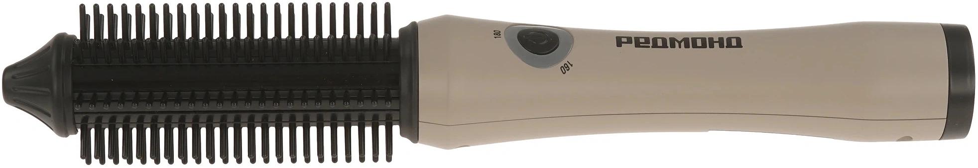 Расческа-выпрямитель Редмонд HS1741 34Вт бежевый/черный макс.темп.:200С фото 3