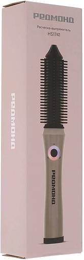 Расческа-выпрямитель Редмонд HS1741 34Вт бежевый/черный макс.темп.:200С фото 8
