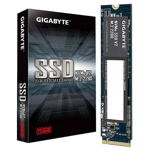 Gigabyte SSD 256GB G3NVMEV2256G M.2 2280 PCI-Express 3.0 x4, NVMe 1.4 фото 1