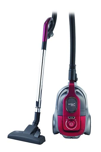 Пылесос Vitek VT-CV3113 2200Вт красный/серый фото 1
