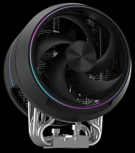 Кулер для процессора ZALMAN ZET5 BLACK, 5 HEAT PIPES, 4-PIN PWM, 600-2000 RPM, 30.4 DBA MAX, HYDRO BEARING, FULL SOCKET SUPPORT фото 1