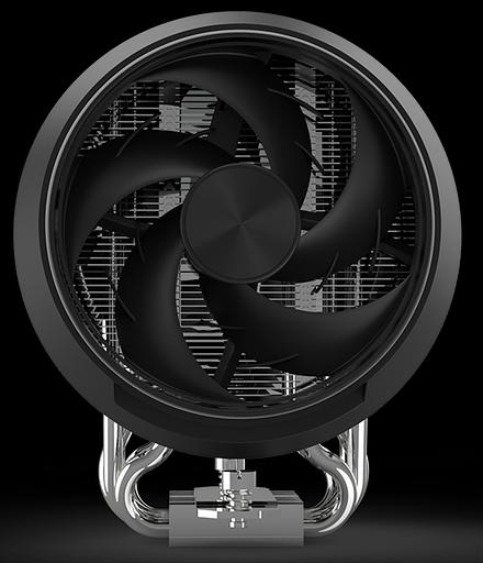 Кулер для процессора ZALMAN ZET5 BLACK, 5 HEAT PIPES, 4-PIN PWM, 600-2000 RPM, 30.4 DBA MAX, HYDRO BEARING, FULL SOCKET SUPPORT фото 3