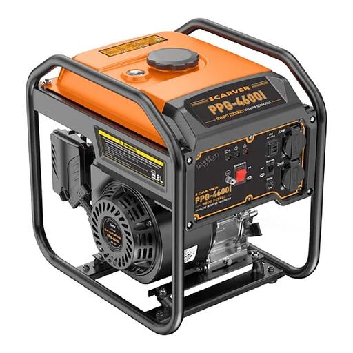 Генератор CARVER PPG -4600I инверторный [01.020.00055] { (3,5/3,8 кВт, 220В, 2 розетки, USB)(24шт/пал) } фото 1