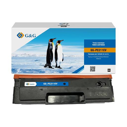 Картридж лазерный G&G GG-PC211EV PC-211EV черный (1600стр.) для Pantum P2200/P2500/M6500/M6600 фото 1