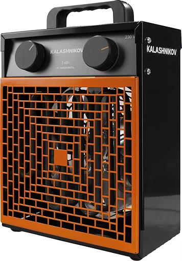 Тепловая пушка электрическая Kalashnikov KVF-E3-12 3кВт 1,5/3 фото 1