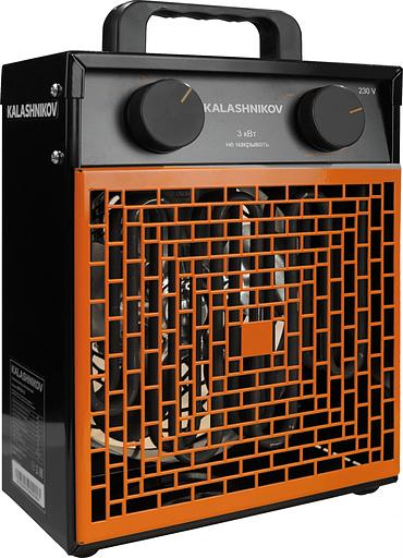 Тепловая пушка электрическая Kalashnikov KVF-E3-12 3кВт 1,5/3 фото 3