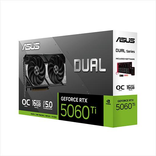 Видеокарта Asus RTX 5060 Ti Dual OC 16GB GDDR7 (90YV0MH0-M0NA00) фото 7