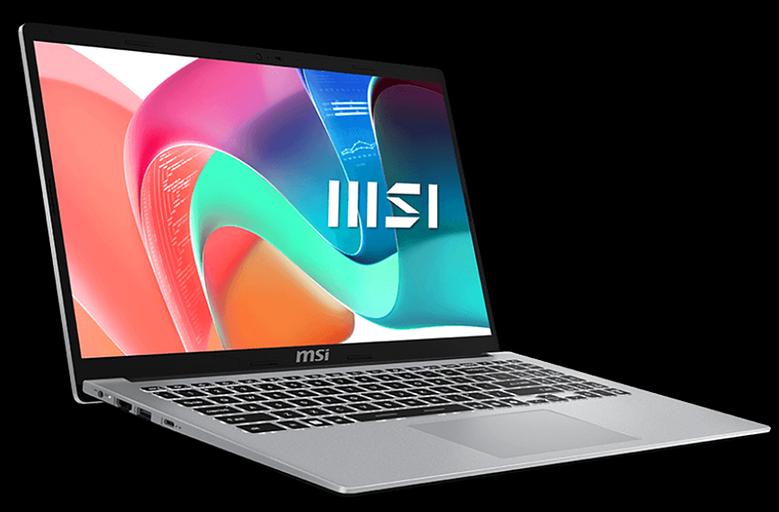 Ноутбук MSI Modern 15 F1MG Core 5 120U 15.6" FHD (1920*1080) IPS,DDR4 16GB (16GB*1),512GB SSD Intel Graphics,backligh,46.8Whr,1.7kg,1y,Win11Pro,Urban Silver фото 2