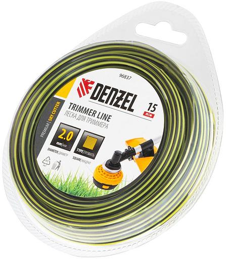 Леска для садовых триммеров Denzel SkyCutter d=2мм L=15м (96837) фото 2