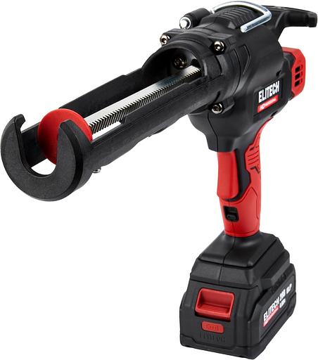 Пистолет для герметика Elitech HD Professional CCG 20SL6 (E2208.013.01) аккумуляторный закрытый для герметиков черный/красный (205762) фото 2
