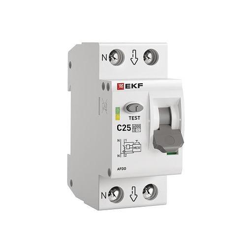Устройство защиты от дугового пробоя 1P+N 25А (C) 6 кА УЗДП PROxima фото 1