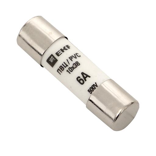 Плавкая вставка цилиндрическая ПВЦ 10х38 6А фото 1