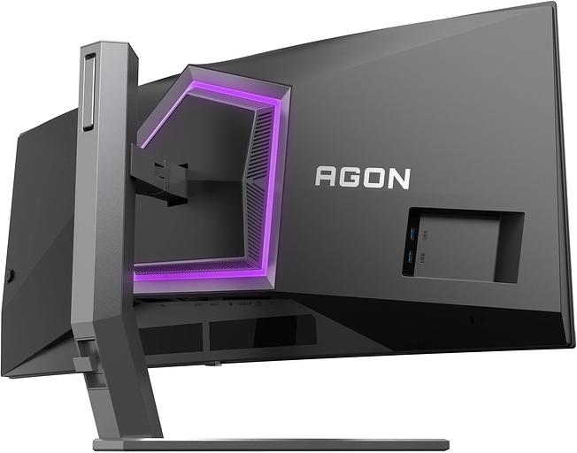 Монитор AOC 34" Agon Pro AG346UCD черный QD OLED LED 21:9 HDMI M/M матовая HAS 250cd 178гр/178гр 3440x1440 175Hz DP WQ HD 2K (1440p) USB 10.82кг фото 7