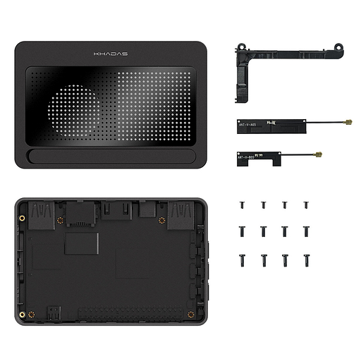 Корпус Khadas DIY Case2 for VIMs SBC,Plate Metal,Piano Black фото 4