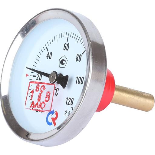 Термометр биметалл Росма БТ-31.211 63 мм, (0-120С) G1/2.L64.2,5 арт. фото 1