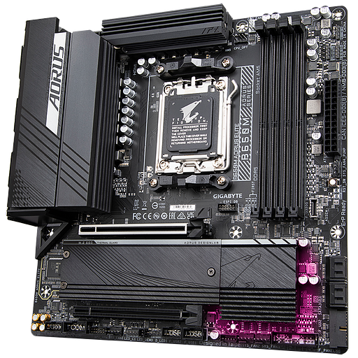 Материнская плата Gigabyte OEM B650M AORUS ELITE, Socket AM5, AMD B650, 4xDDR5-5200, HDMI+DP, 2xPCI-Ex16, 4xSATA3(RAID 0/1/10), 2xM.2, 8 Ch Audio, 2.5GLan, (4+4)xUSB2.0, (7+2)xUSB3.2, (1+1)xUSB3.2 Type-C™, mATX, RTL фото 4