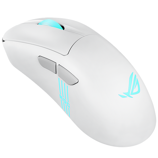 Мышь ASUS ROG KERIS II ORIGIN, 54g, Wired, 2.4GHz RF, Bluetooth 5.1, 42K DPI sensor, 5 Programmable Buttons, White фото 4