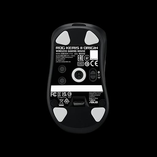 Мышь ASUS ROG KERIS II ORIGIN, 54g, Wired, 2.4GHz RF, Bluetooth 5.1, 42K DPI sensor, 5 Programmable Buttons, Black фото 7