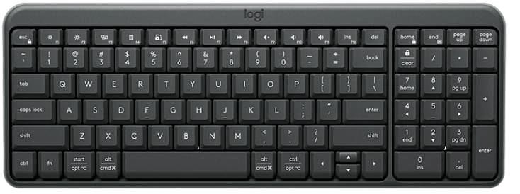 Клавиатура Logitech K251 черный беспроводная BT Multimedia (920-013363) фото 1