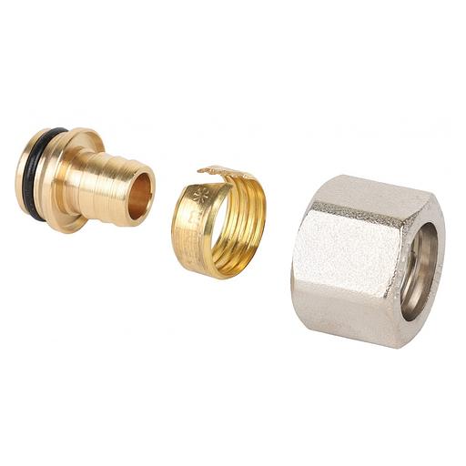 Фитинг MVI обжимной для полиэтиленовой и металполимерной трубы 20х2,8х3/4" под евроконус фото 1