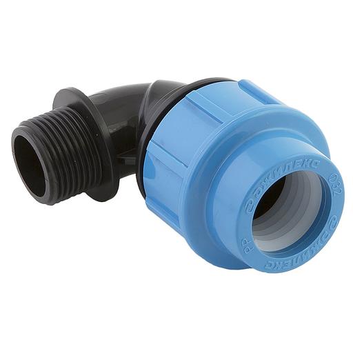 Отвод Джилекс ПНД с наружной резьбой 32х1" (15 шт. в уп.) фото 1