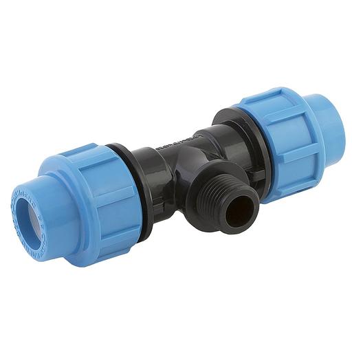 Тройник Джилекс ПНД с наружной резьбой 20х1/2"х20 (20 шт. в уп.) фото 1