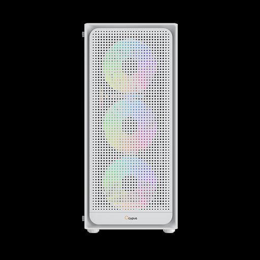 Компьютерный корпус Ocypus Gamma C50 WH ARGB, MATX, USB3.0*1+USB2.0*2, FRONT 3x120mm ARGB, REAR 1x120mm ARGB фото 1