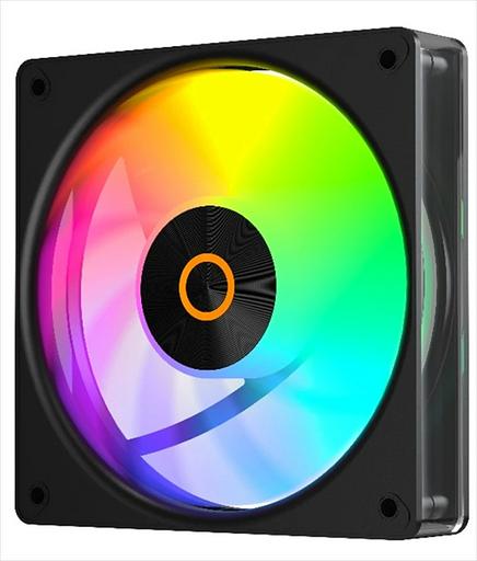 Вентилятор для корпуса Ocypus Gamma F12 Elite BK ARGB 3 IN 1, 120x120x25mm, 4-PIN PWM, 600-1800 RPM, 26 DBA MAX, HYDRO BEARING фото 3