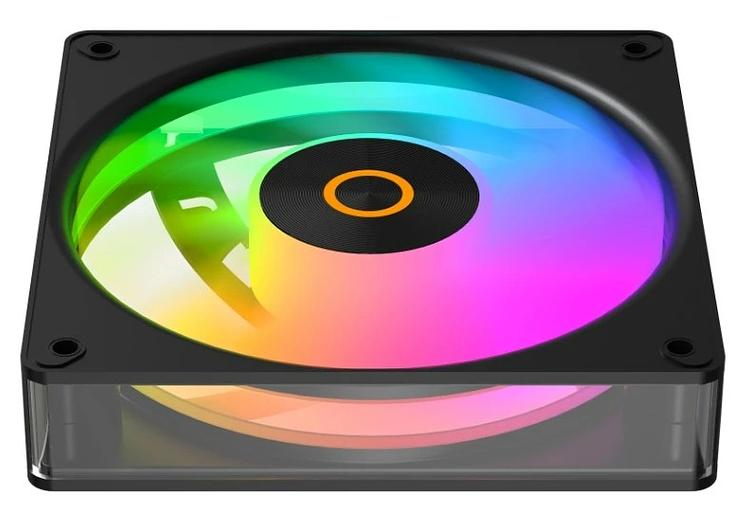 Вентилятор для корпуса Ocypus Gamma F12 Elite BK ARGB 3 IN 1, 120x120x25mm, 4-PIN PWM, 600-1800 RPM, 26 DBA MAX, HYDRO BEARING фото 6