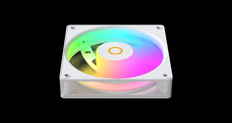 Вентилятор для корпуса Ocypus Gamma F12 Elite WH ARGB REVERSE BLADE, 120x120x25mm, 4-PIN PWM, 600-1800 RPM, 26 DBA MAX, HYDRO BEARING фото 4