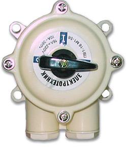 Выключатель пакетный ПВ 1-16 М1, 16А, пластмассовый корпус IP56 фото 1