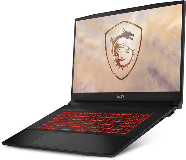 Ноутбук MSI Katana 17 B12UCX-1604XRU Core i5 12450H 8Gb SSD512Gb NVIDIA GeForce RTX 2050 4Gb 17.3" IPS FHD (1920x1080) без ОС black WiFi BT Cam (9S7-17L541-1604) фото 2