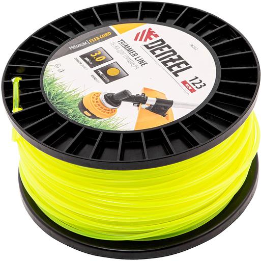 Леска для садовых триммеров Denzel 96282 d=3мм L=123м фото 1