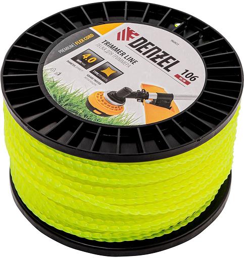 Леска для садовых триммеров Denzel 96803 d=4мм L=106м фото 1