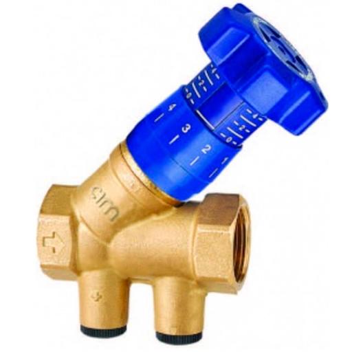 Клапан балансировочный MVI BL.220.08 с наклонным штоком Ду40 (1 1/2) фото 1