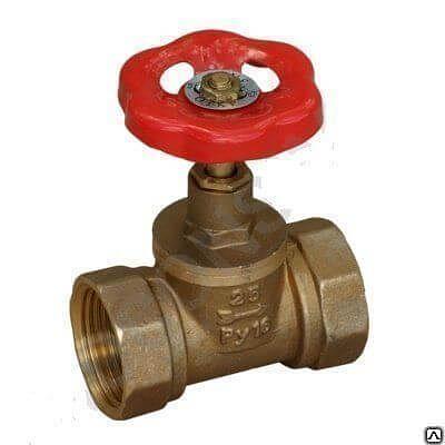 Вентиль муфтовый латунный 15Б1п ВЗЗА, для труб фото 1