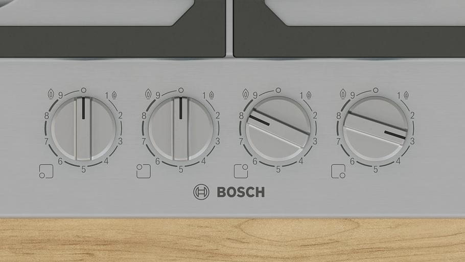 Газовая варочная поверхность Bosch PCP6A5I90M нержавеющая сталь фото 3
