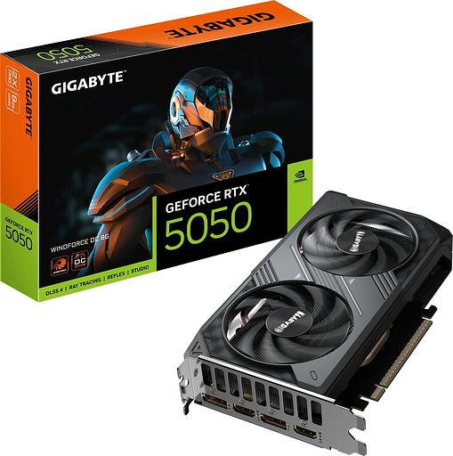Видеокарта Gigabyte PCI-E 5.0 GV-N5050WF2OC-8GD 1.0 NVIDIA GeForce RTX 5050 8Gb 128bit GDDR7 2572/28000 HDMIx1 DPx3 HDCP Ret фото 10