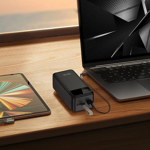 Мобильный аккумулятор Cactus CS-PBFSND-40000 40000mAh 65W 3A черный фото 6