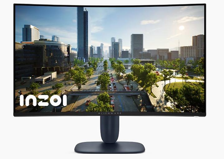 Монитор Dell 31.5" AW3225DM 1500R, 16:9, QHD, 1ms, 400cd, 180Hz, HDMI, DP, USB, HAS фото 2