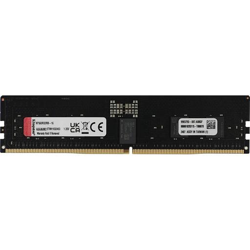 Модуль памяти Kingston OEM 16GB DDR5 6000 FURY Renegade Pro RDIMM Black XMP ECC Registered DIMM (Single Module) 1RX8 32-38-38 1.35V 288-pin 16Gbit фото 1
