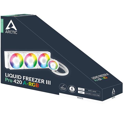 Жидкостная система охлаждения Arctic Cooling Liquid Freezer III Pro 420 Multi Compatible All-In-One CPU Water Cooler (ACFRE00189A) фото 6