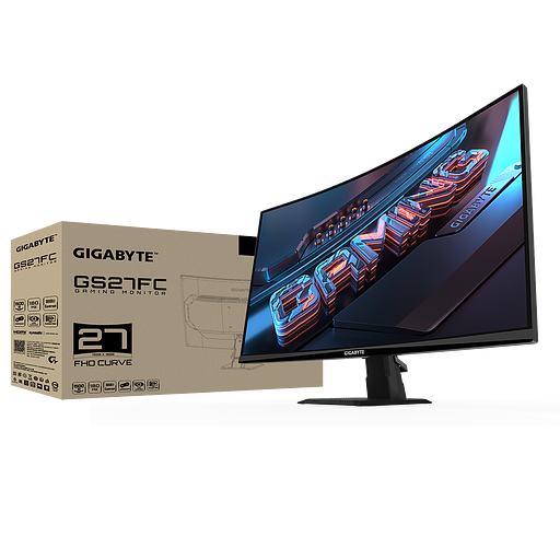 Монитор 27" Gigabyte GS27F EU Black (IPS, 300cd, 1000:1, 1ms, 178гр/178гр, 165Hz, FreeSync Premium, полуматовая, HDMI, DP) фото 9