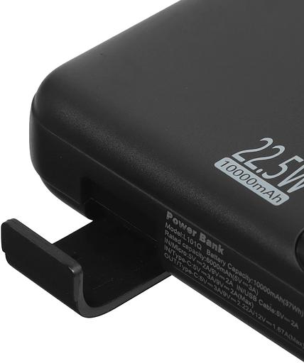 Мобильный аккумулятор Tecno OnGO L101Q 10000mAh QC3.0/PD3.0 22.5W 3A 2xUSB-A/USB-C черный фото 6